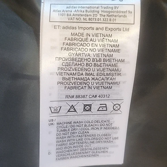 Adidas Long Quited Size S Coat Marapat Digital Desert Camo Like New - Picture 15 of 16